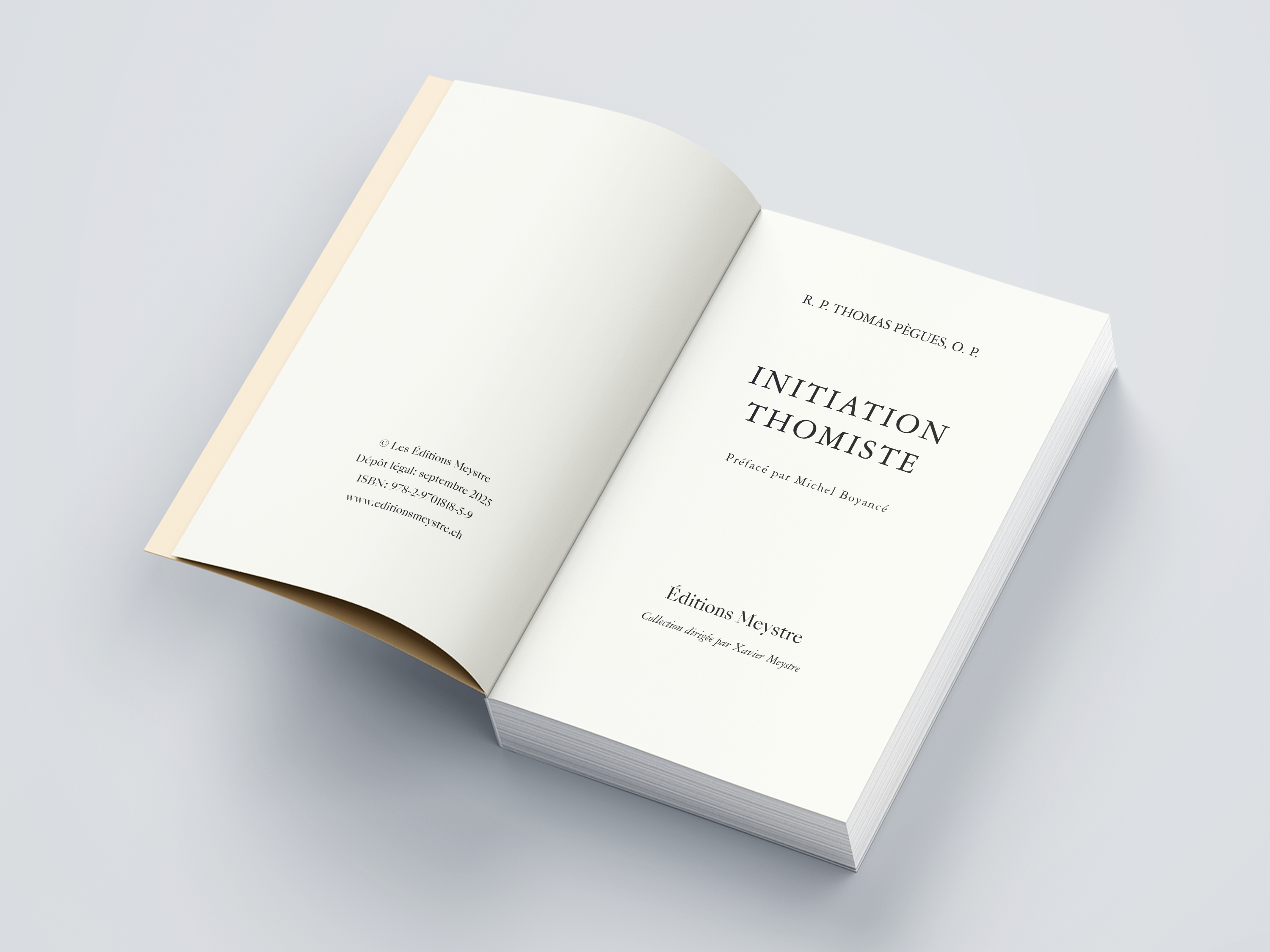 Initiation thomiste | R. P. Thomas Pègues, O. P