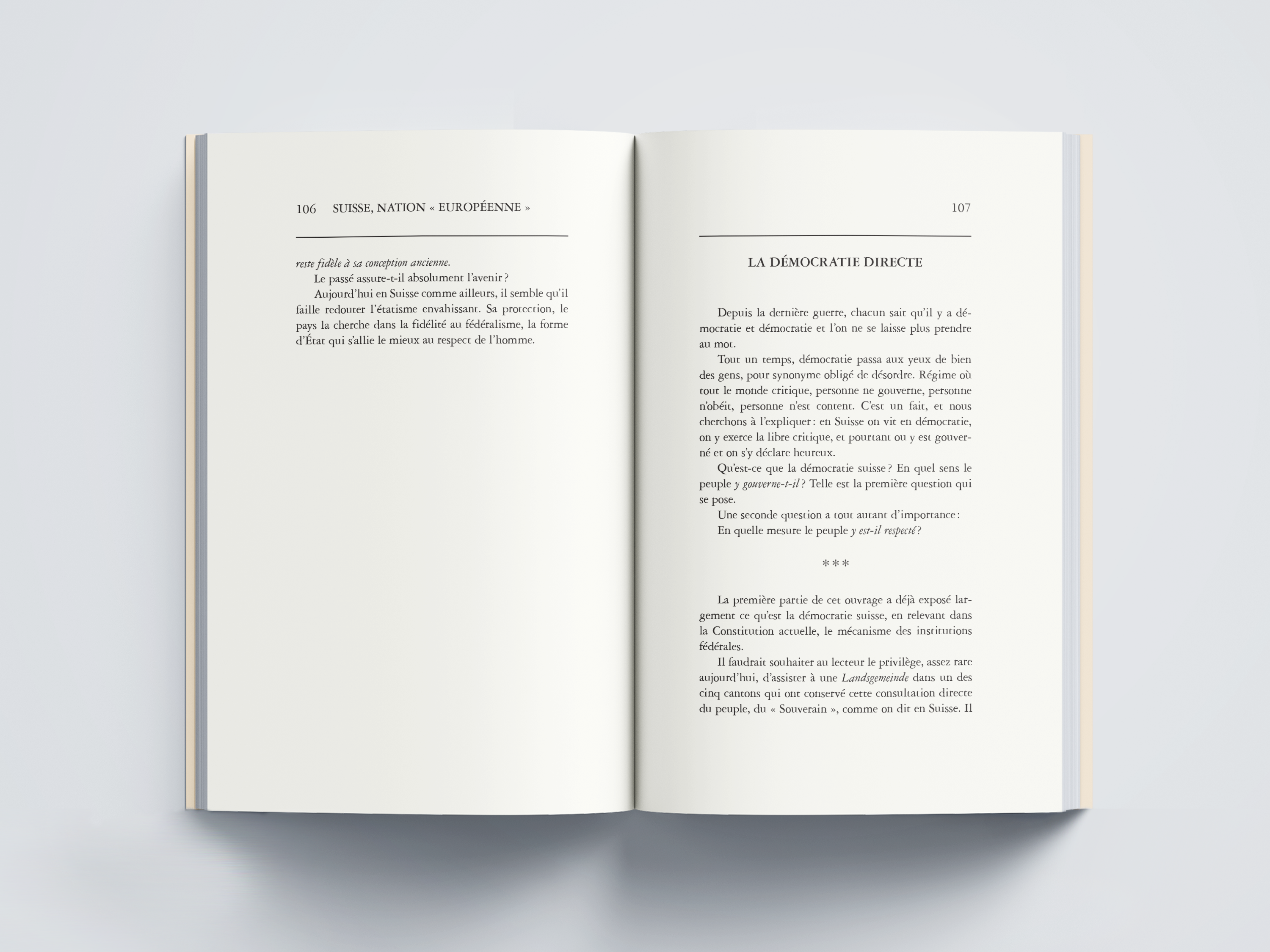 Suisse, nation « européenne » | René Carpentier - Jean Lannoye