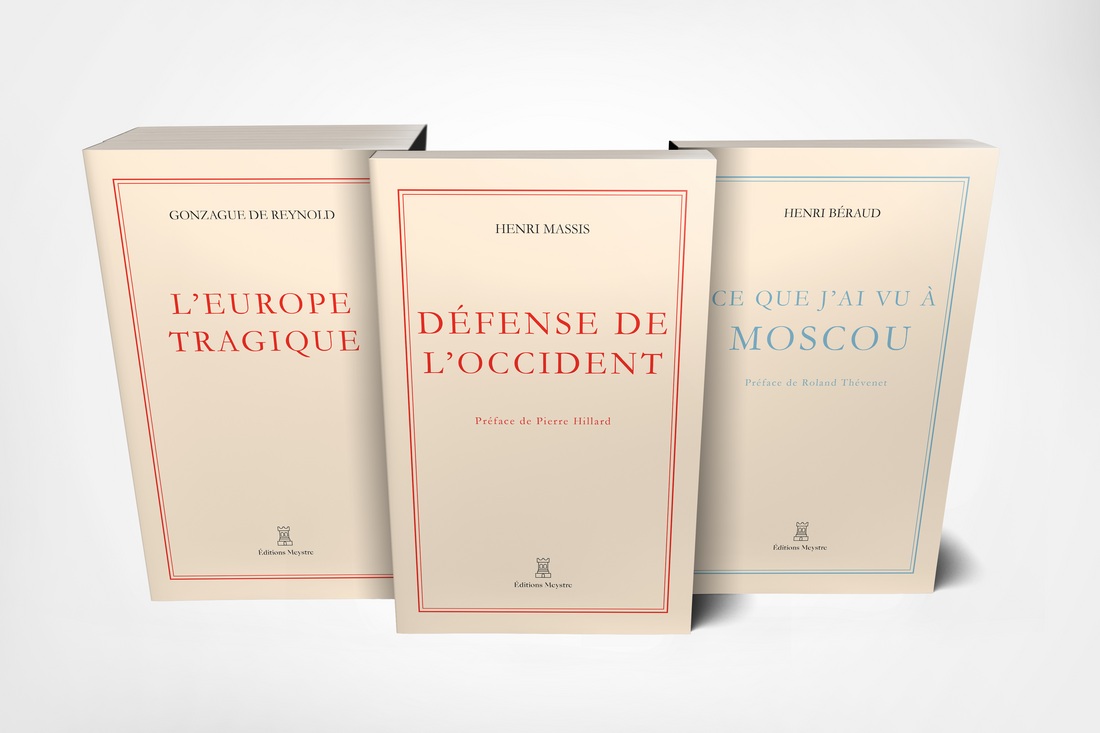 Coffret « Redécouvrir l’âme de l’Europe » | Henri Massis, Gonzague de Reynold, Henri Béraud