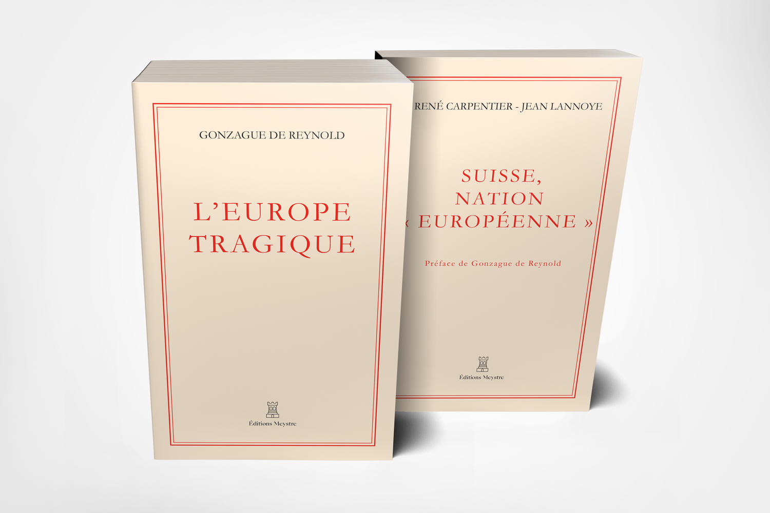 Coffret « Aux sources de l’Europe » | Gonzague de Reynold, Jean Lannoye &amp; René Carpentier