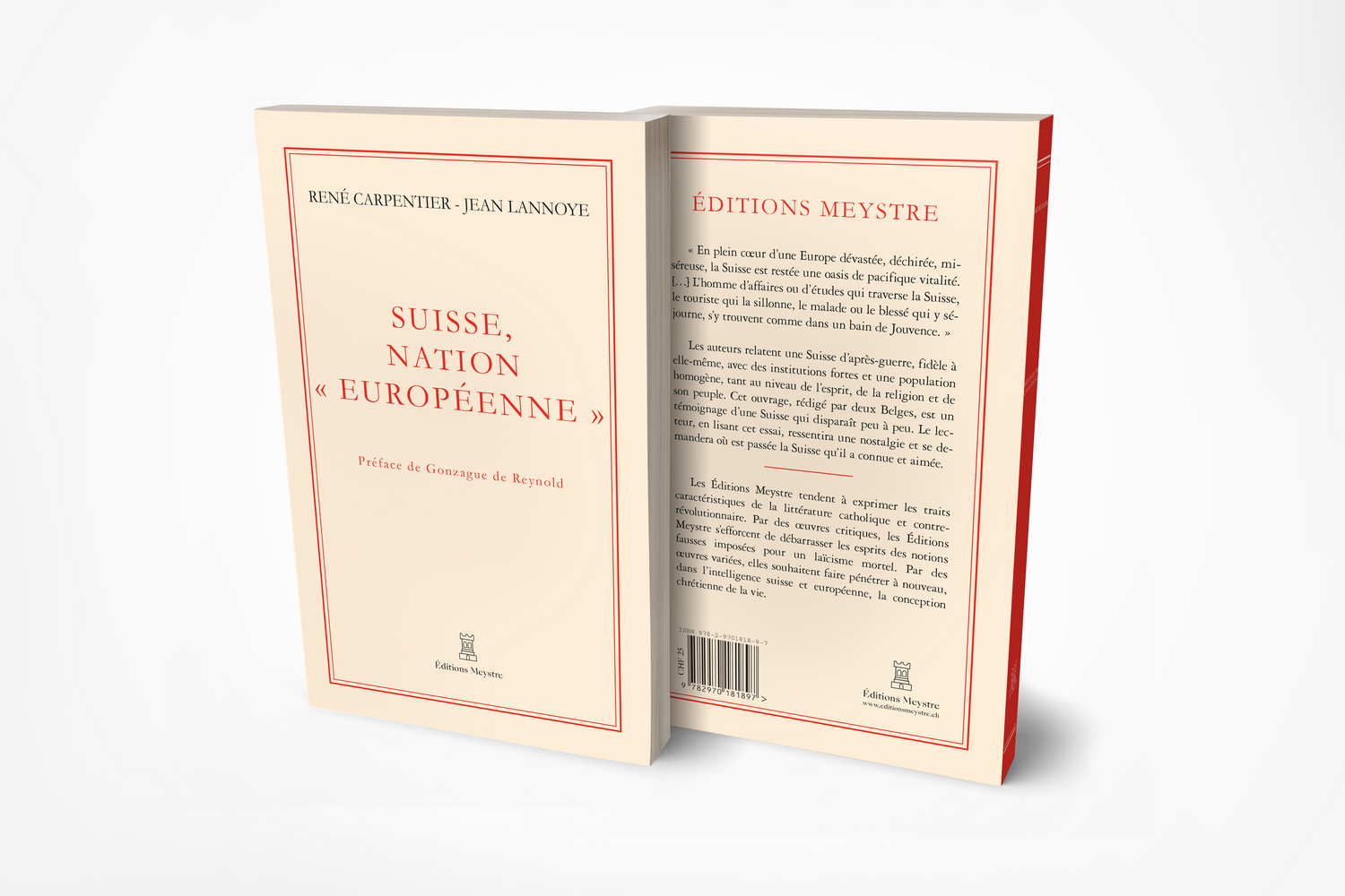 Suisse, nation « européenne » | René Carpentier - Jean Lannoye