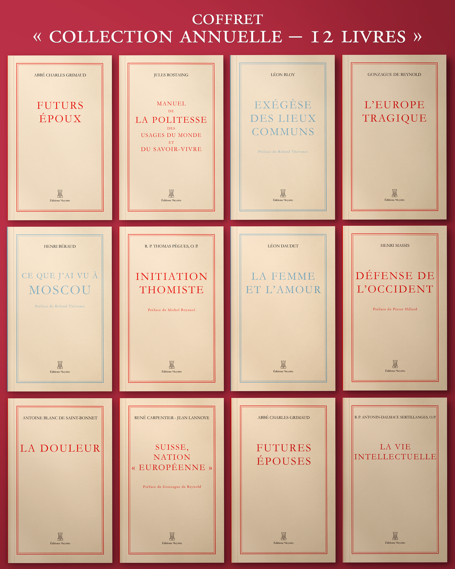 Coffret « Collection annuelle – 12 livres »