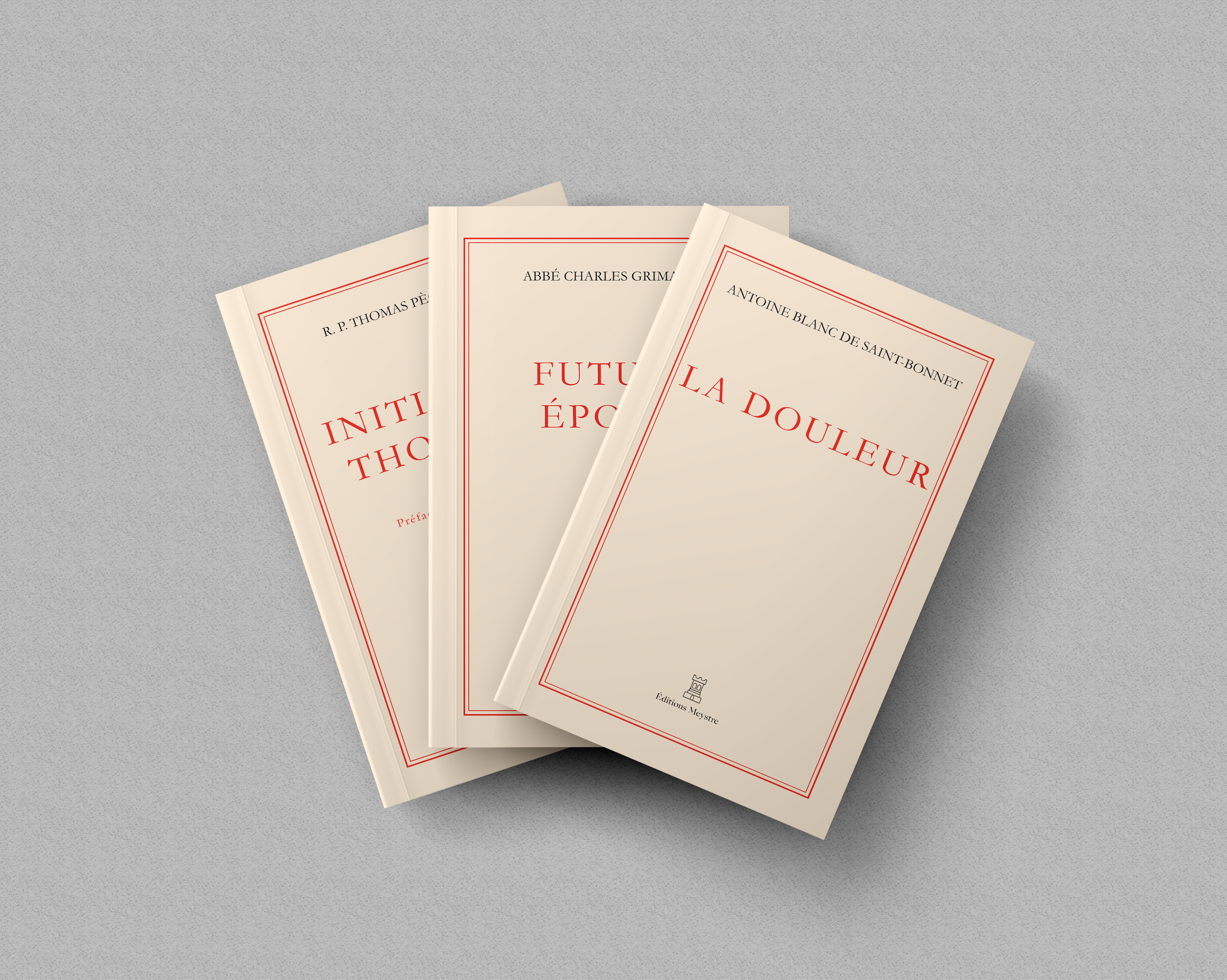 Coffret « Douleur et grandeur » | Antoine Blanc de Saint-Bonnet, Abbé Charles Grimaud, R.P Thomas Pègues
