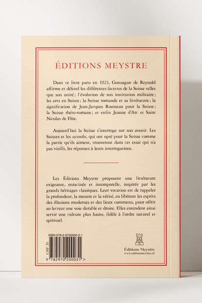 La Suisse une et diverse | Gonzague de Reynold