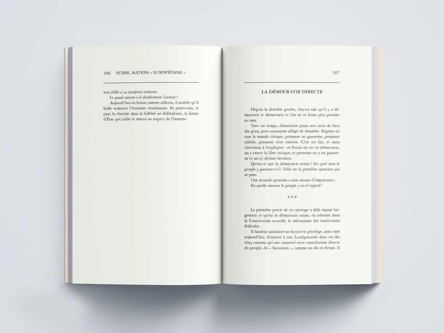 Suisse, nation « européenne » | René Carpentier - Jean Lannoye